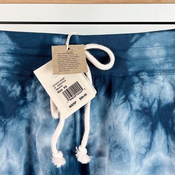 NWT Faherty Go Easy Tie Dye Drawstring Cotton Terry Shorts - Picture 6 of 9